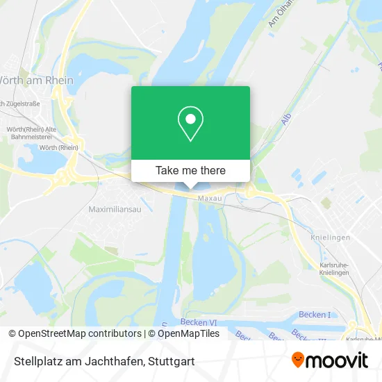 Карта Stellplatz am Jachthafen