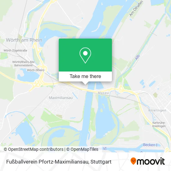 Карта Fußballverein Pfortz-Maximiliansau