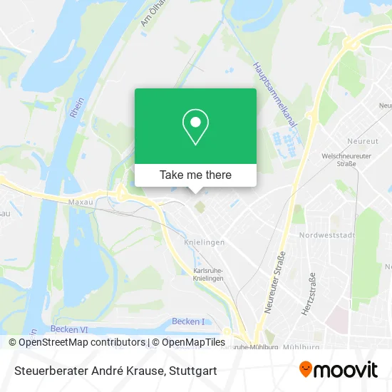 Карта Steuerberater André Krause