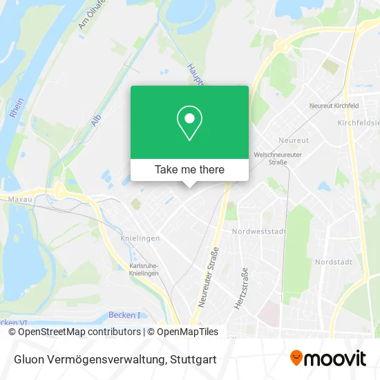 Карта Gluon Vermögensverwaltung