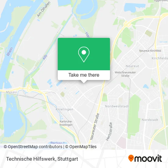 Карта Technische Hilfswerk