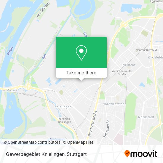 Gewerbegebiet Knielingen map