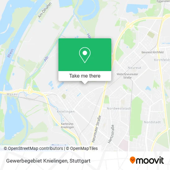 Карта Gewerbegebiet Knielingen