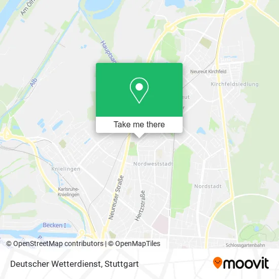 Карта Deutscher Wetterdienst