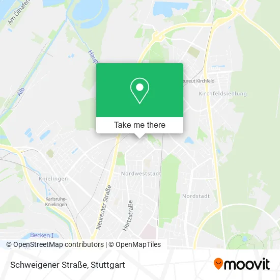 Карта Schweigener Straße