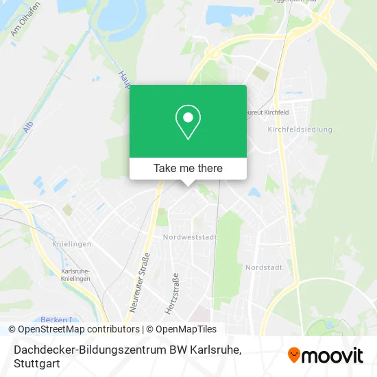 Карта Dachdecker-Bildungszentrum BW Karlsruhe
