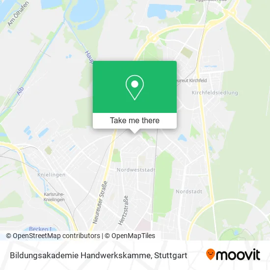Карта Bildungsakademie Handwerkskamme