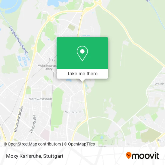 Карта Moxy Karlsruhe