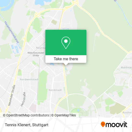 Карта Tennis Klenert