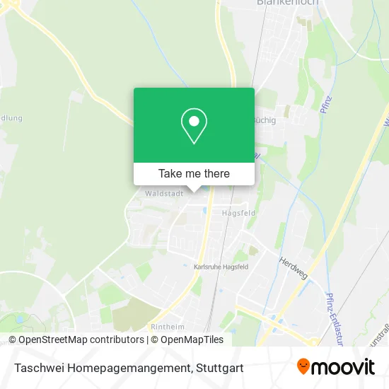 Карта Taschwei Homepagemangement