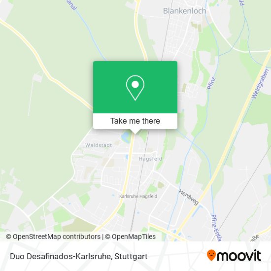 Duo Desafinados-Karlsruhe map