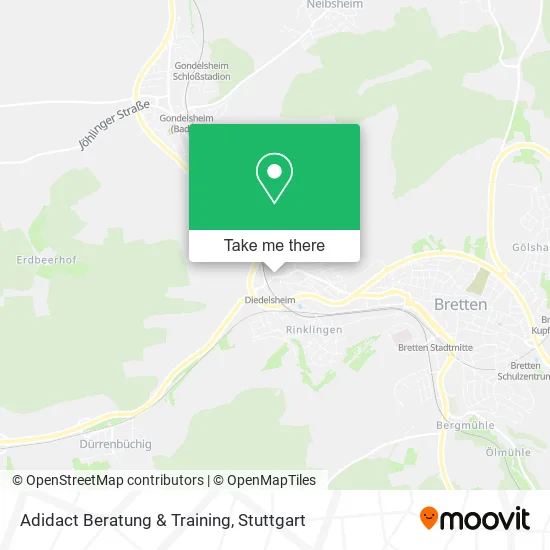 Карта Adidact Beratung & Training