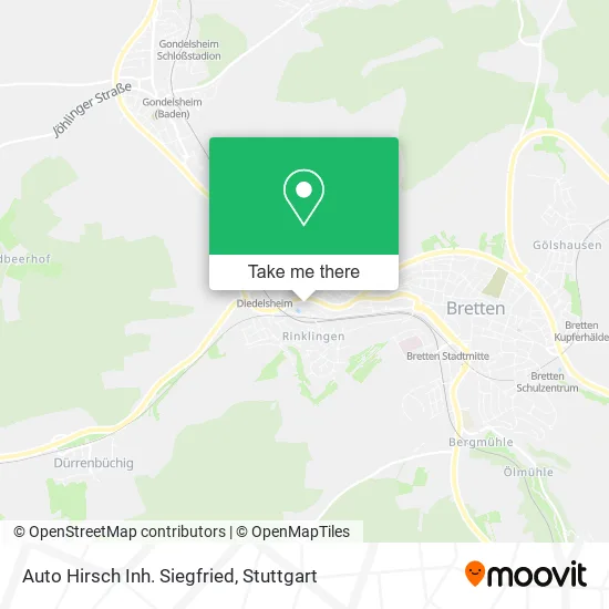 Карта Auto Hirsch Inh. Siegfried
