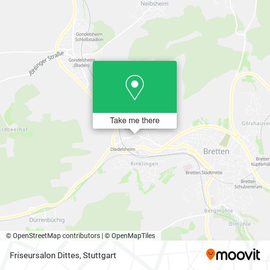 Карта Friseursalon Dittes