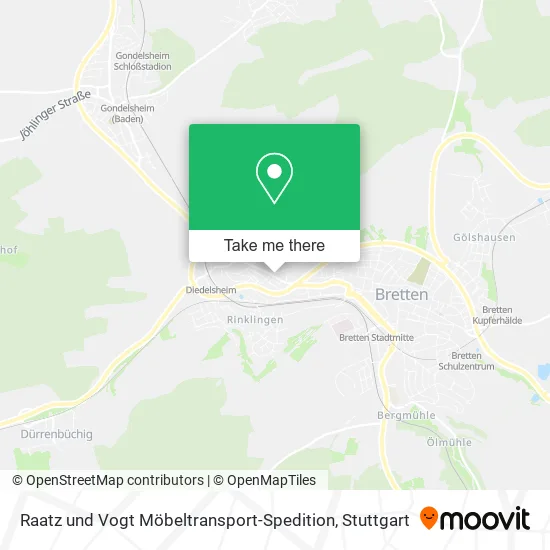 Карта Raatz und Vogt Möbeltransport-Spedition