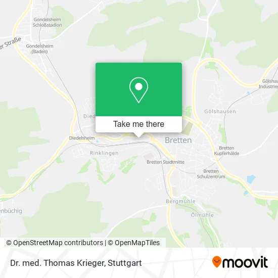 Карта Dr. med. Thomas Krieger