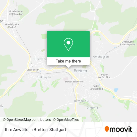 Карта Ihre Anwälte in Bretten