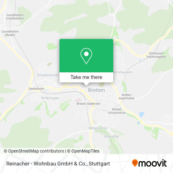 Reinacher - Wohnbau GmbH & Co. map