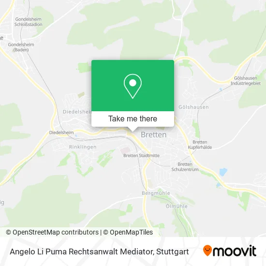 Карта Angelo Li Puma Rechtsanwalt Mediator
