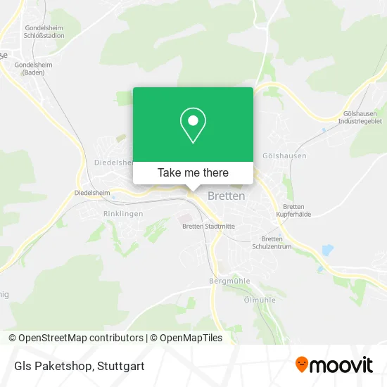 Карта Gls Paketshop