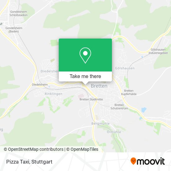 Карта Pizza Taxi
