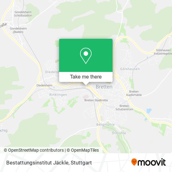 Bestattungsinstitut Jäckle map