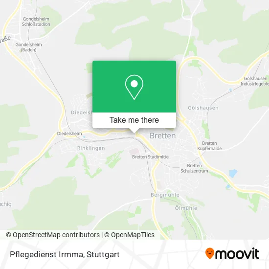 Карта Pflegedienst Irmma