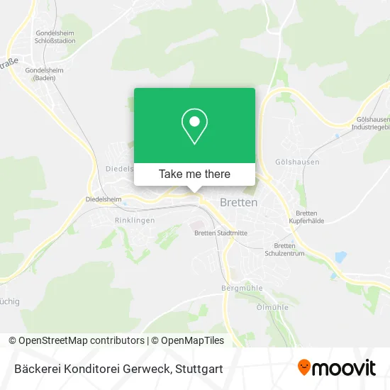 Карта Bäckerei Konditorei Gerweck