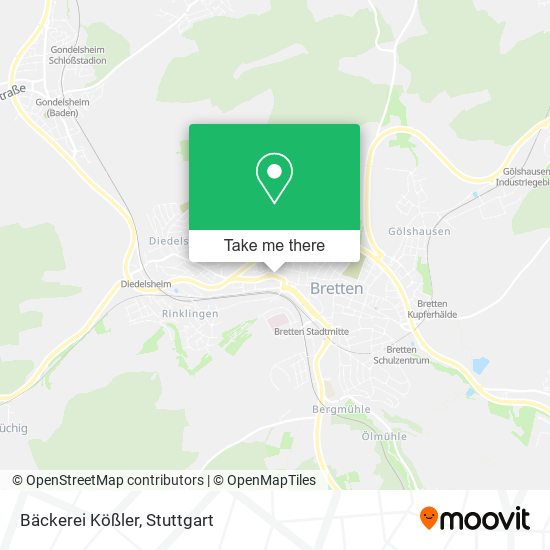 Bäckerei Kößler map