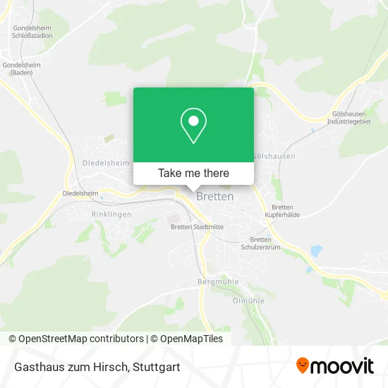 Карта Gasthaus zum Hirsch
