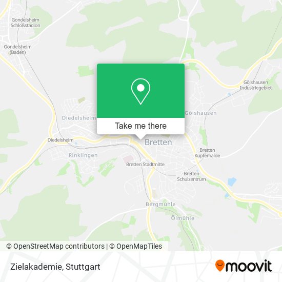 Zielakademie map