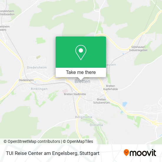 TUI Reise Center am Engelsberg map