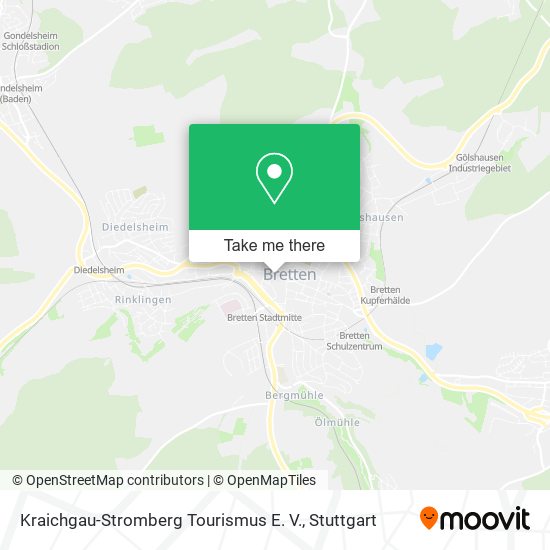 Карта Kraichgau-Stromberg Tourismus E. V.