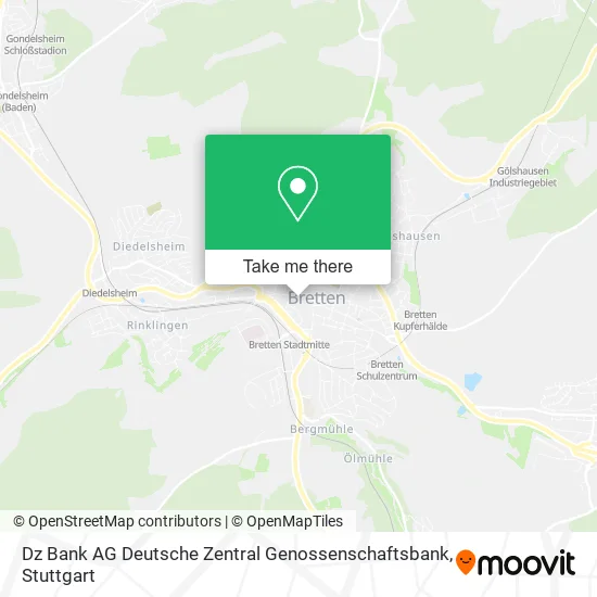 Карта Dz Bank AG Deutsche Zentral Genossenschaftsbank