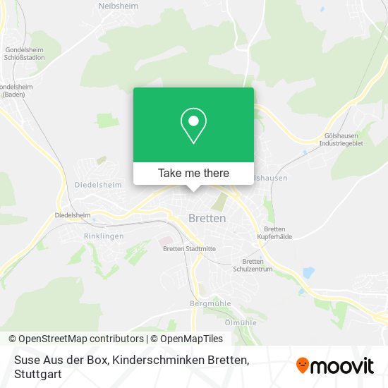 Карта Suse Aus der Box, Kinderschminken Bretten