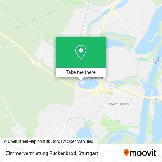 Карта Zimmervermietung Ruckenbrod