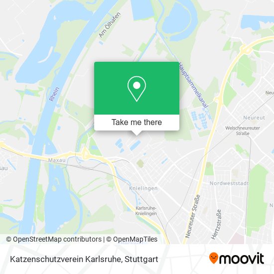 Katzenschutzverein Karlsruhe map