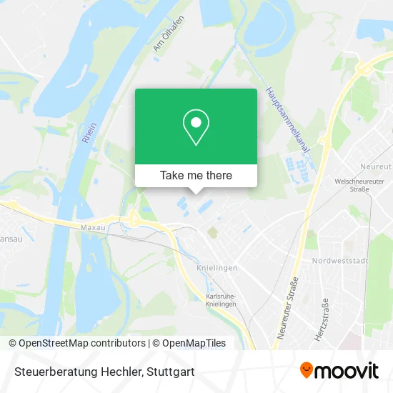 Карта Steuerberatung Hechler