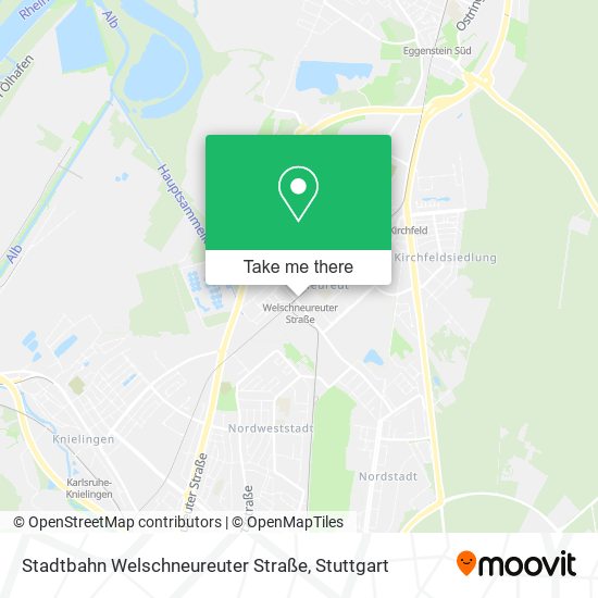 Карта Stadtbahn Welschneureuter Straße