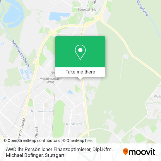 AWD Ihr Persönlicher Finanzoptimierer, Dipl.Kfm. Michael Bofinger map