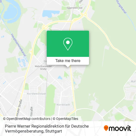 Карта Pierre Werner Regionaldirektion für Deutsche Vermögensberatung