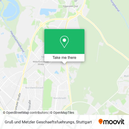 Gruß und Metzler Geschaeftsfuehrungs map