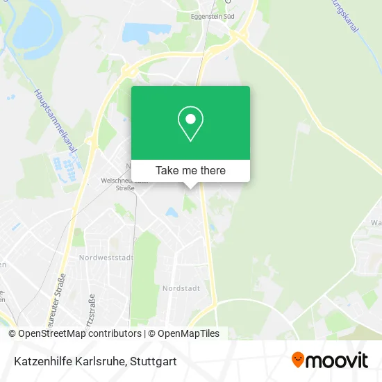 Карта Katzenhilfe Karlsruhe