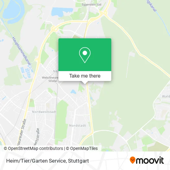 Карта Heim/Tier/Garten Service