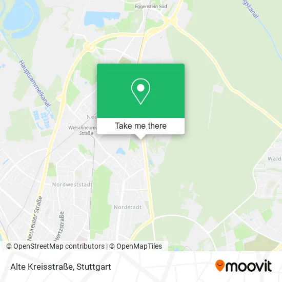 Карта Alte Kreisstraße