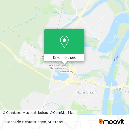 Карта Mächerle Bestattungen