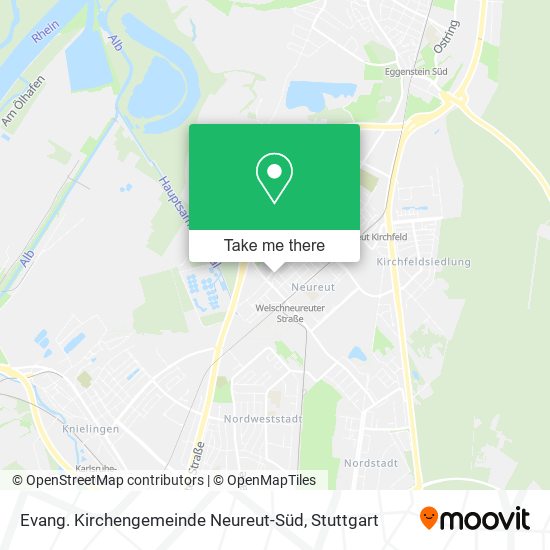 Evang. Kirchengemeinde Neureut-Süd map