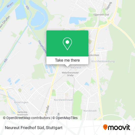 Neureut Friedhof Süd map