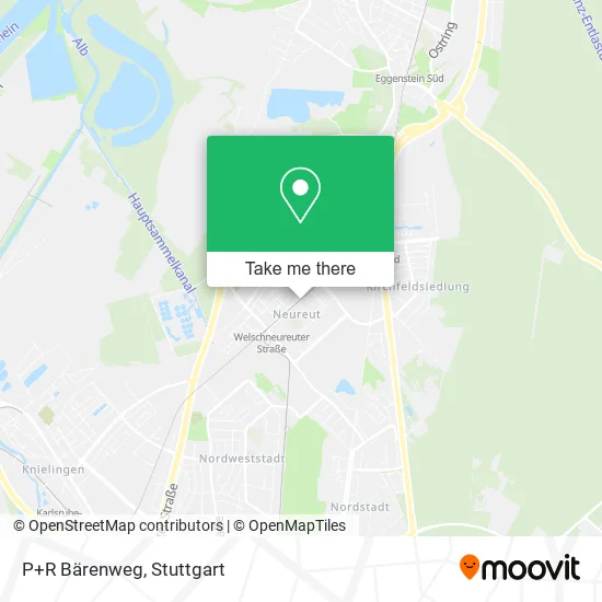 Карта P+R Bärenweg