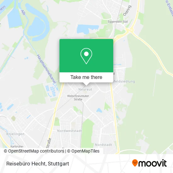 Карта Reisebüro Hecht